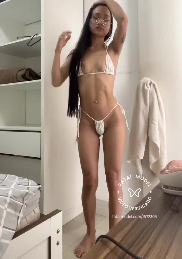 Imagem do vídeo de verificação de Bruna Marques