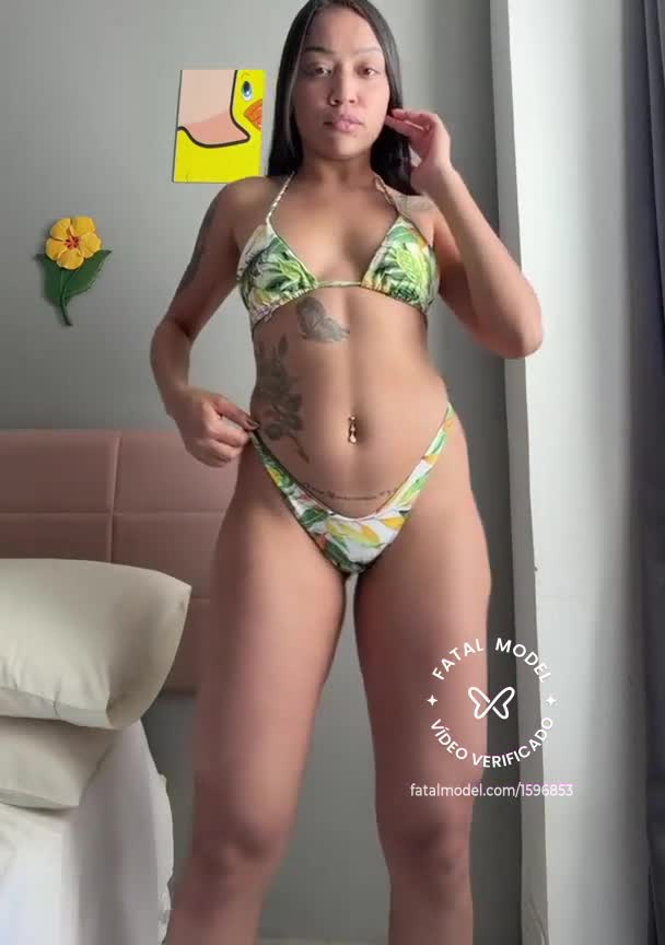 Imagem do vídeo de verificação de Paula Menezes
