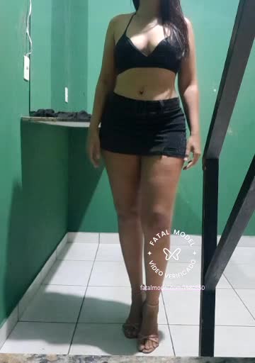 Imagem do vídeo de verificação de Luíza Viana