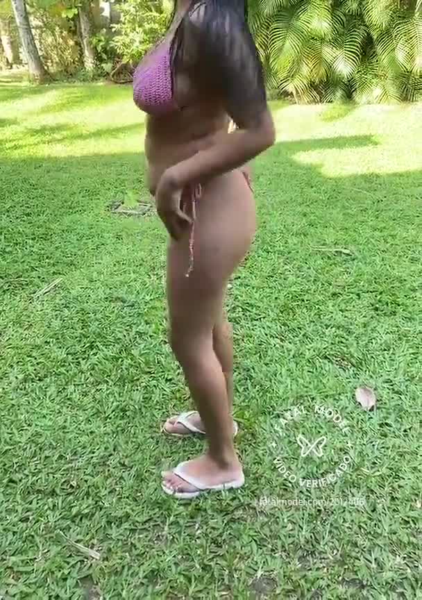 Imagem do vídeo de verificação de Karen Fernanda