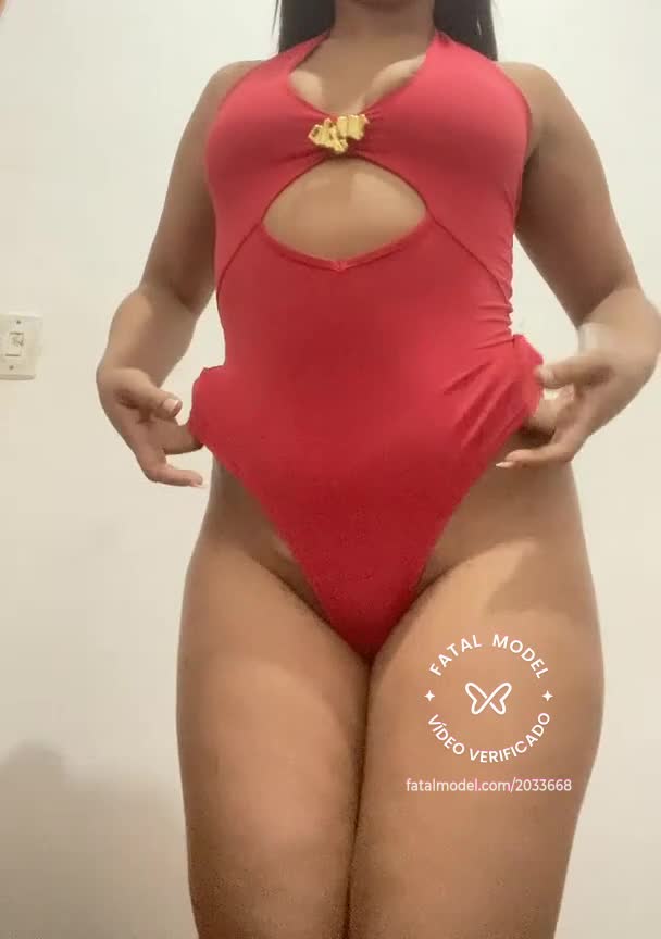 Imagem do vídeo de verificação de Thayna costa