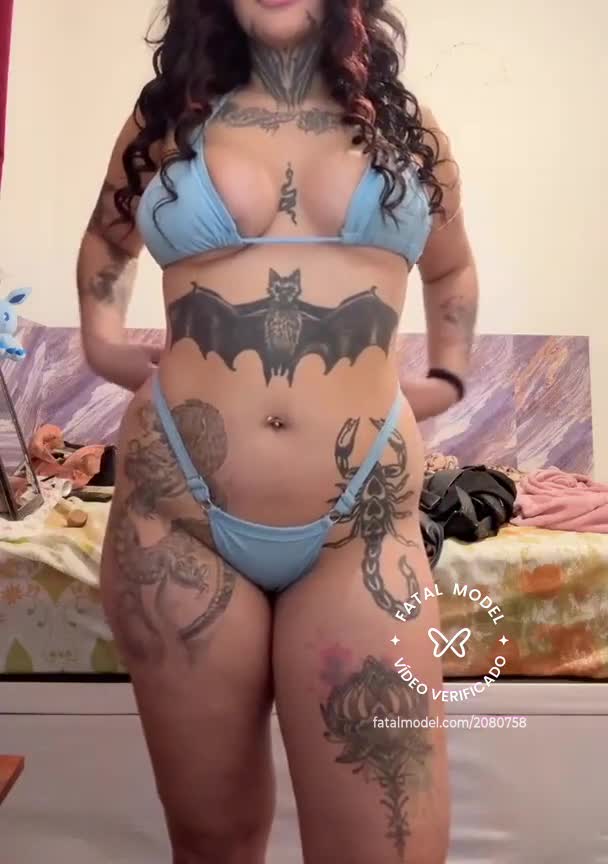 Imagem do vídeo de verificação de Bruna
