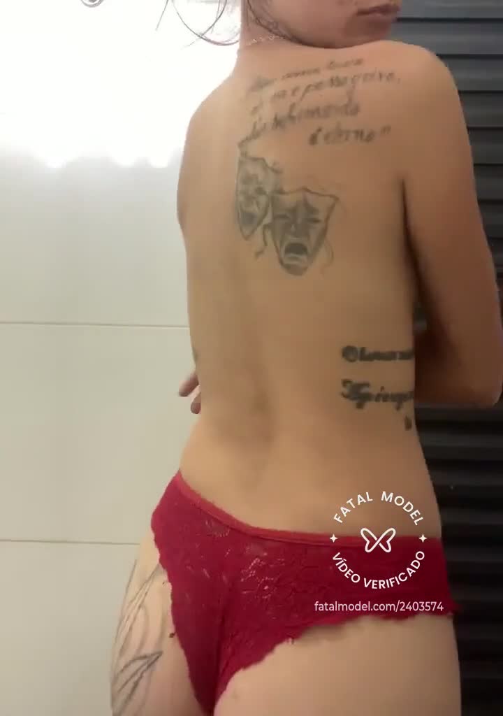 Imagem do vídeo de verificação de Antonella