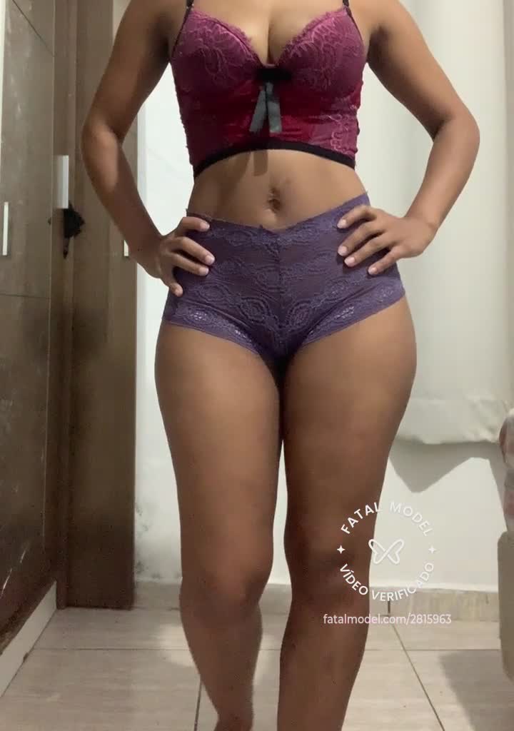 Imagem do vídeo de verificação de Nathaly