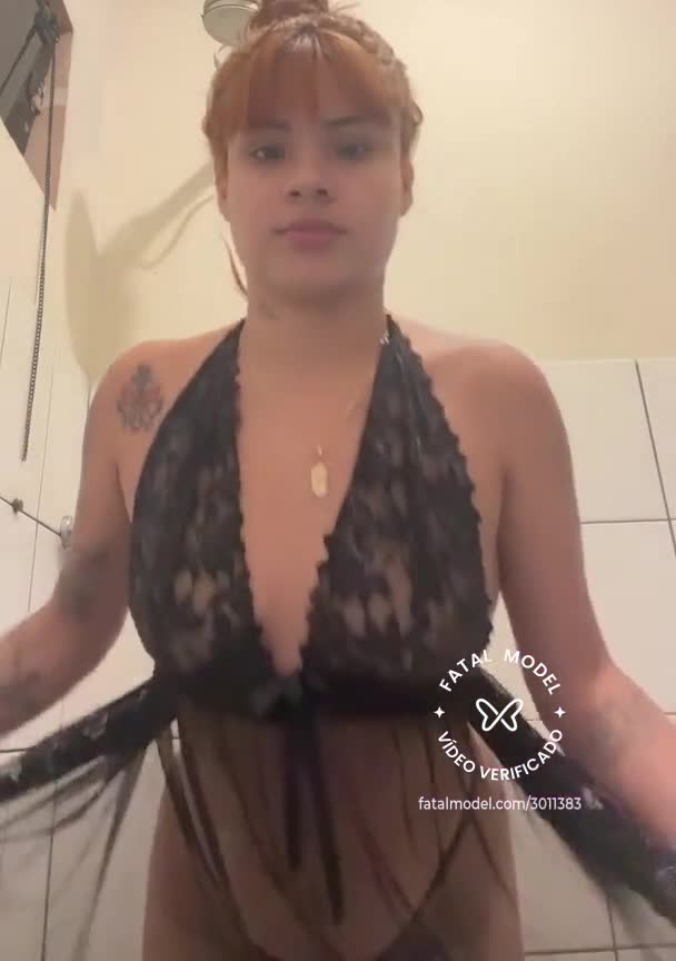 Imagem do vídeo de verificação de Bruna souza