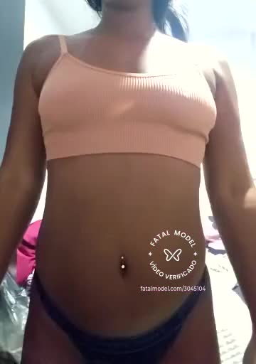 Imagem do vídeo de verificação de Thainara Poca