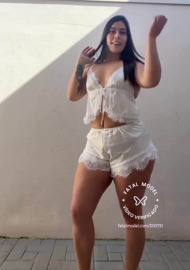 Imagem do vídeo de verificação de Nathália