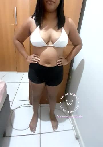 Imagem do vídeo de verificação de Bruna michelle