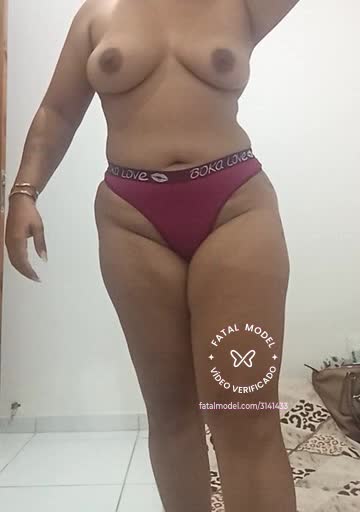 Imagem do vídeo de verificação de Bruna