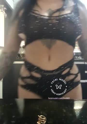 Imagem do vídeo de verificação de Bruna Rodrigues