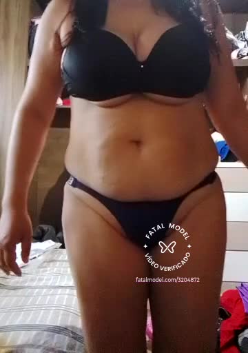 Imagem do vídeo de verificação de Andressa