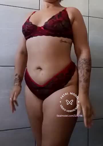 Imagem do vídeo de verificação de Letícia Bianca
