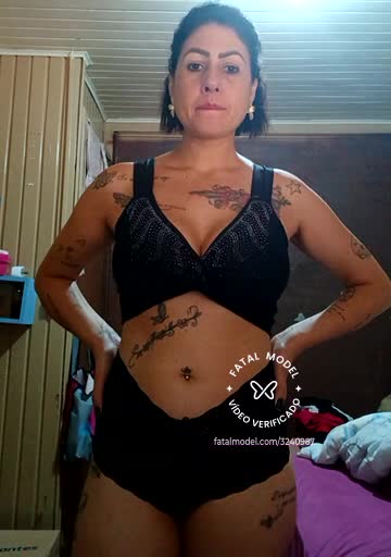 Imagem do vídeo de verificação de Cristiane