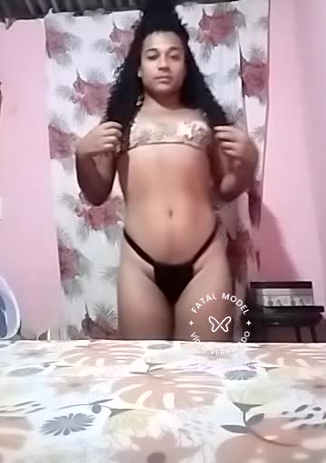 Imagem do vídeo de verificação de Luana Santiago