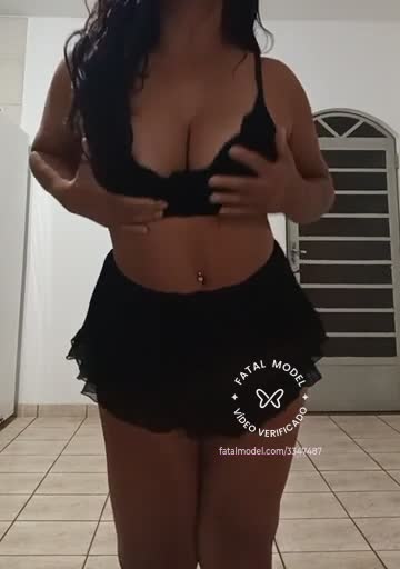 Imagem do vídeo de verificação de Anny Vasconcelos