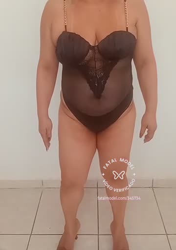 Imagem do vídeo de verificação de Cláudia Albuquerqu