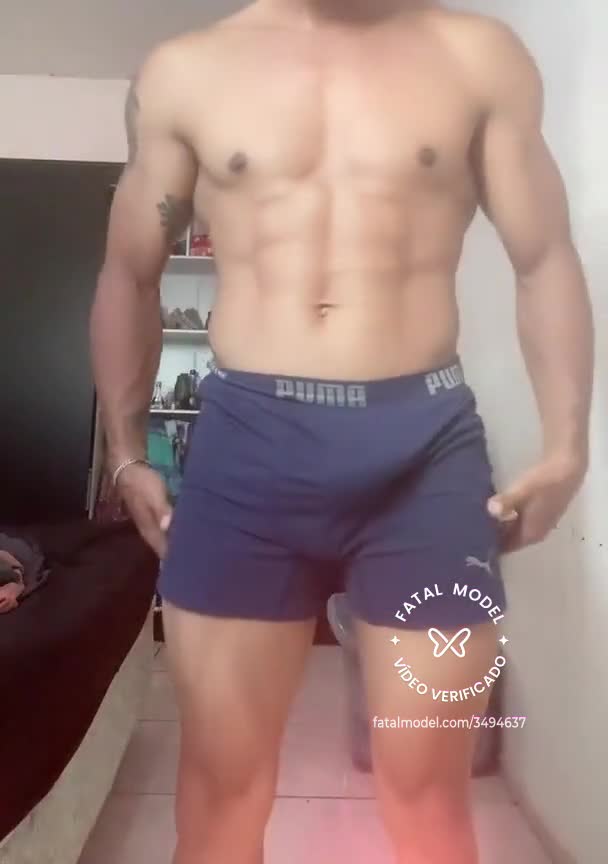 Imagem do vídeo de verificação de Gabriel Teles