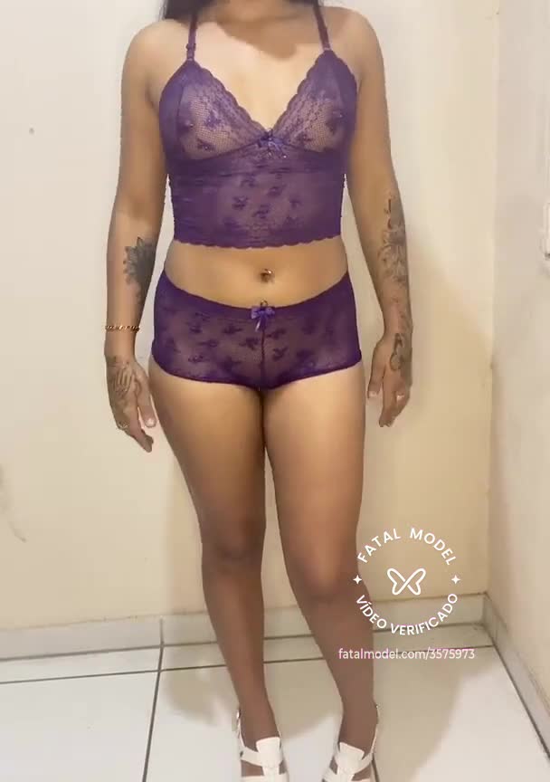 Imagem do vídeo de verificação de Mayte Dias