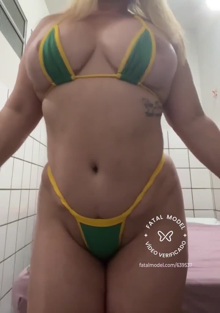 Imagem do vídeo de verificação de Bruna Malta
