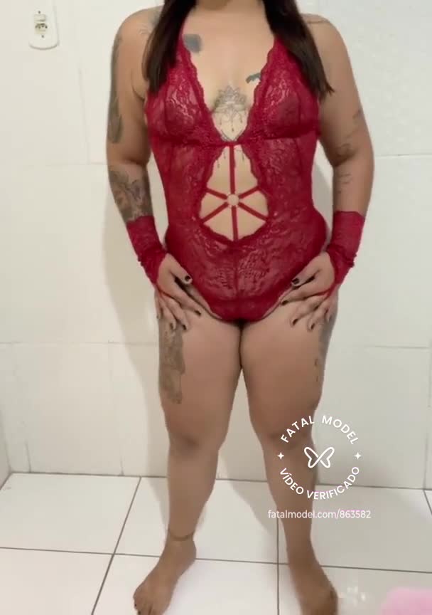 Imagem do vídeo de verificação de Maria Eduarda