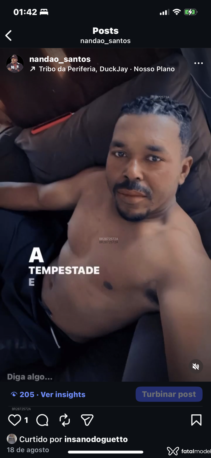 Acompanhante Negãolatrel - Feed