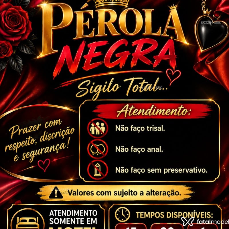 Acompanhante Pérola Negra - Feed