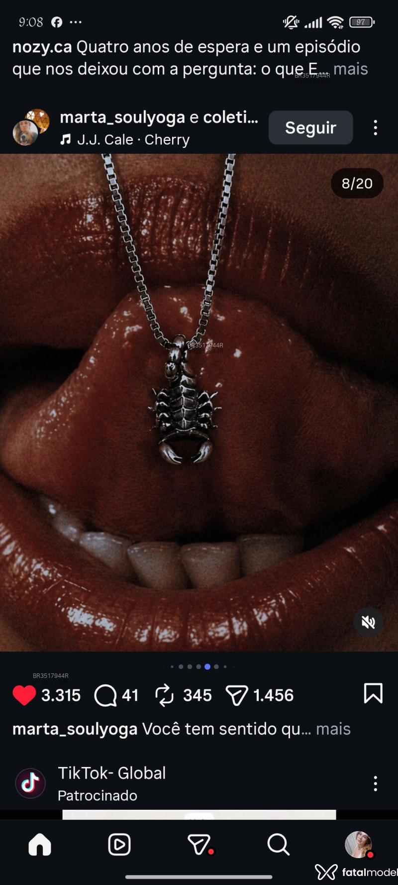 Acompanhante Selene - Feed