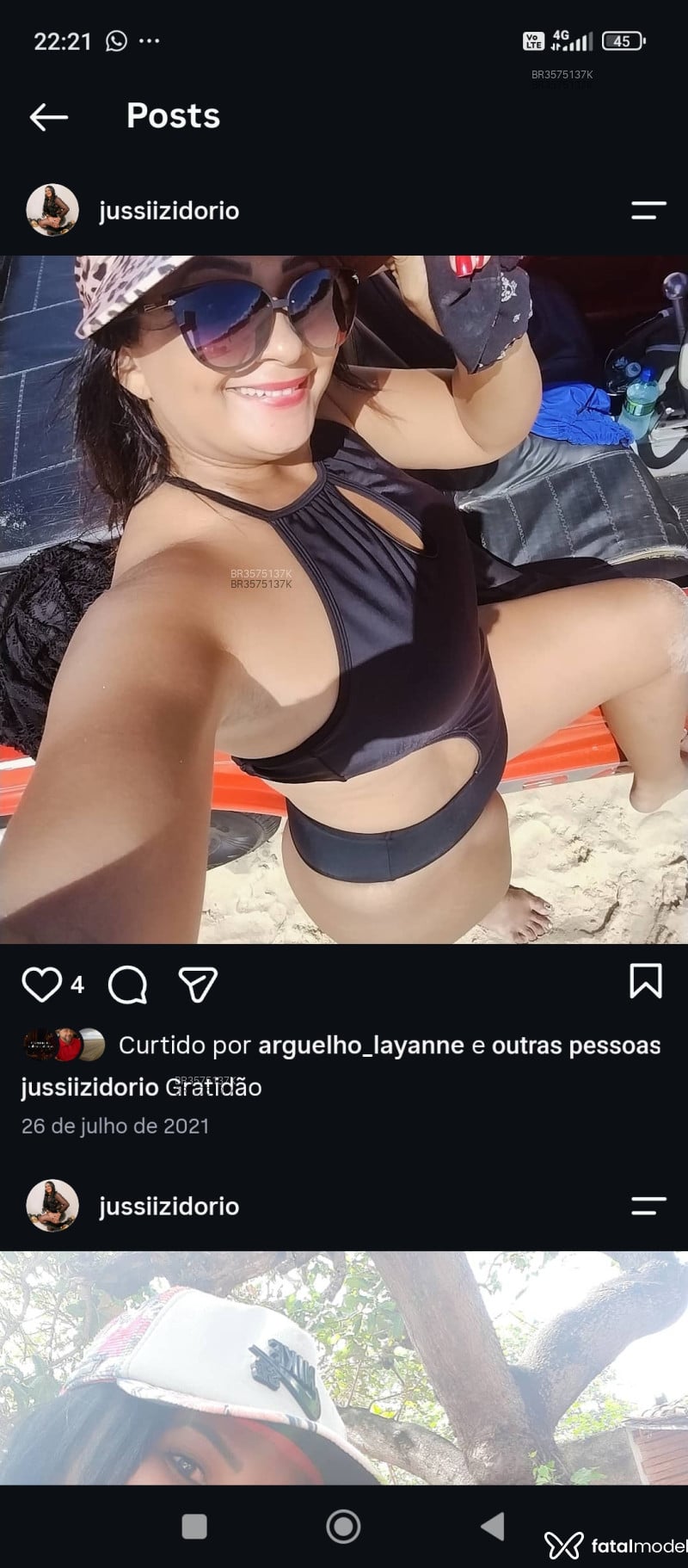 Acompanhante Morena - Feed