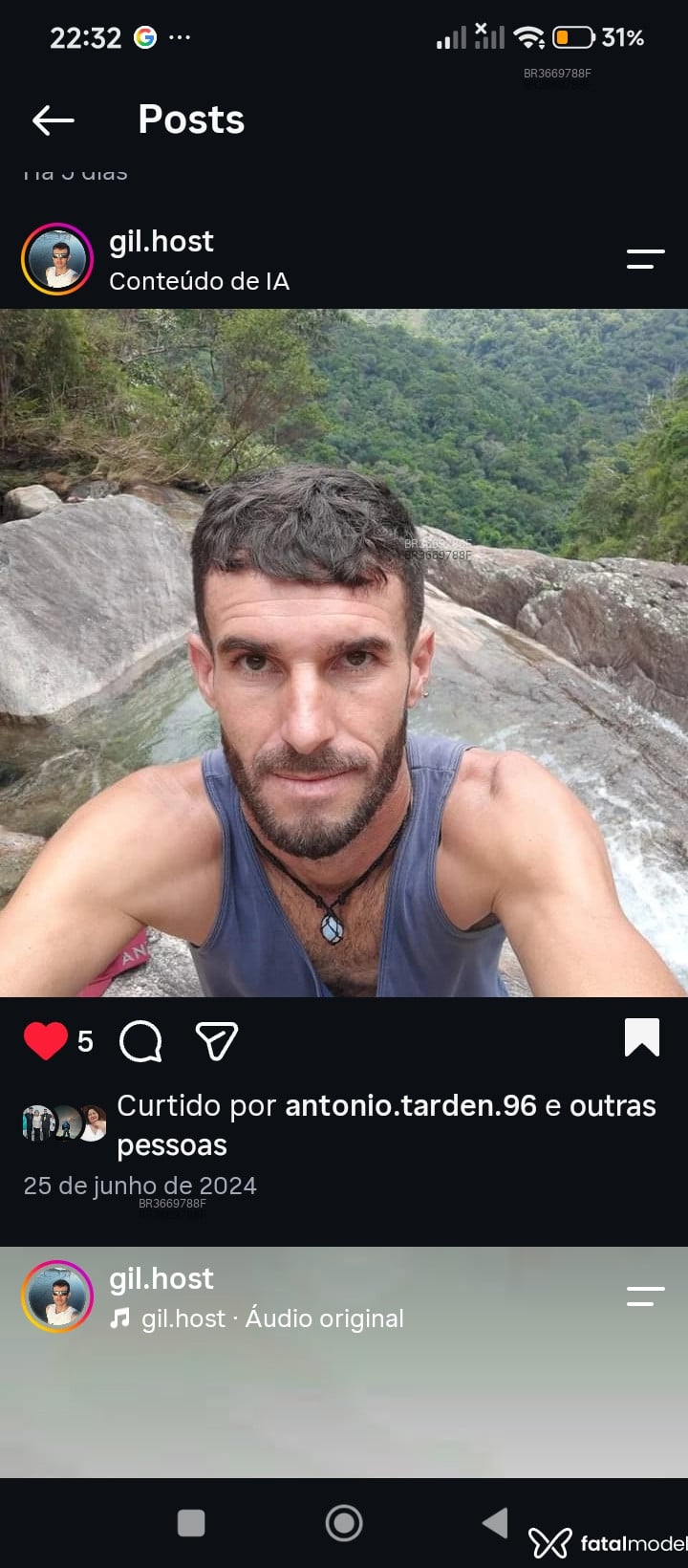 Acompanhante Gil Ferreira - Feed