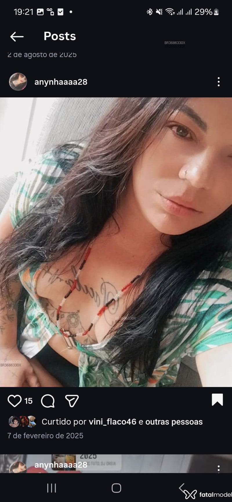 Acompanhante Aninha - Feed