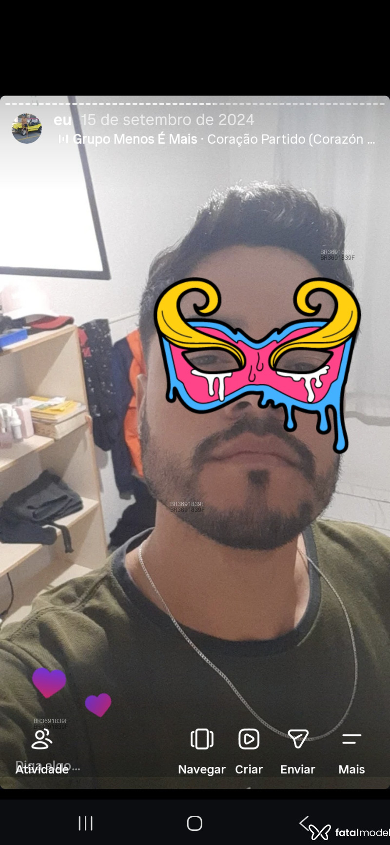 Acompanhante Mário - Feed