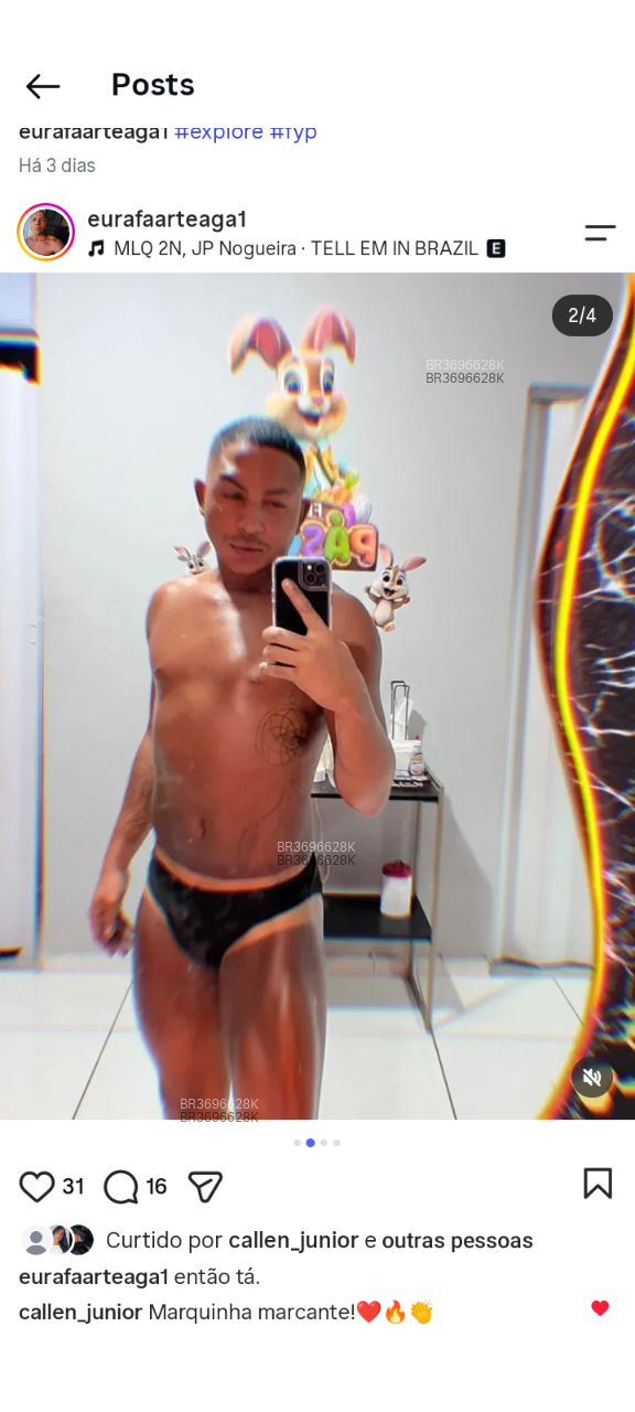 Acompanhante Felipe - Feed