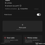 Acompanhante Josiel Ramos - Perfil