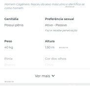 Acompanhante Gaby - Perfil