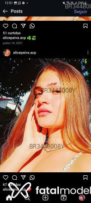 Acompanhante Anastacia - Perfil