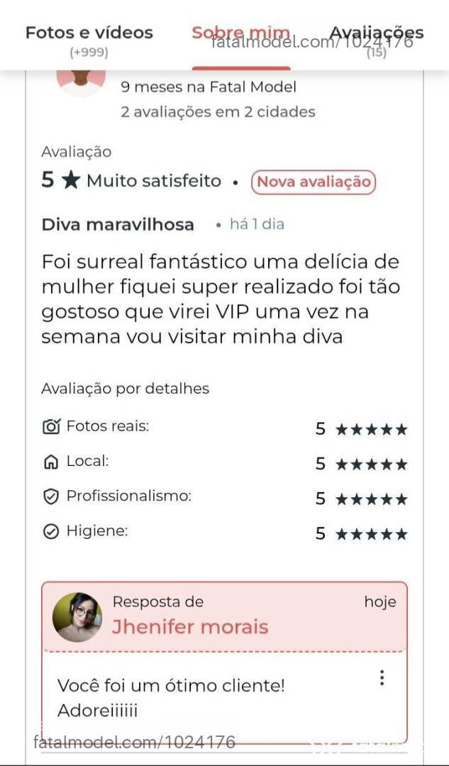 Acompanhante mulher trans morena (o) de olhos castanhos - Jhenifer morais