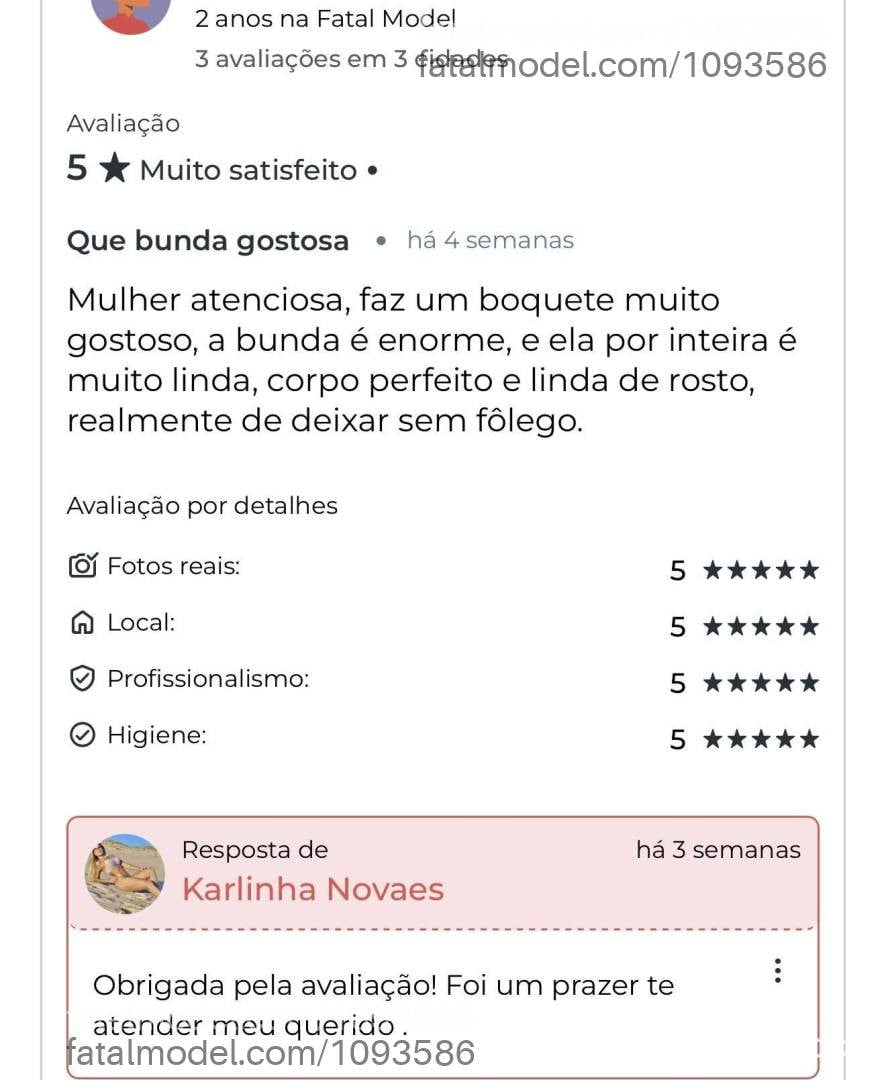 Acompanhante mulher loira (o) de olhos castanhos - Karlinha Novaes