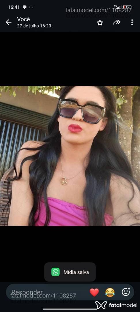 Acompanhante mulher trans morena (o) de olhos pretos - Rubi amaral
