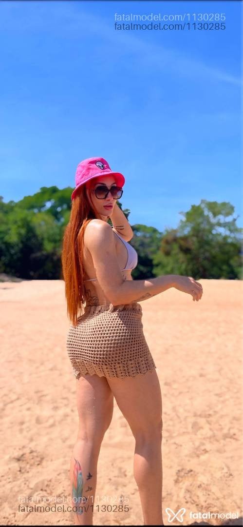 Acompanhante mulher trans ruiva (o) de olhos castanhos em Palmas - Fernanda Müller