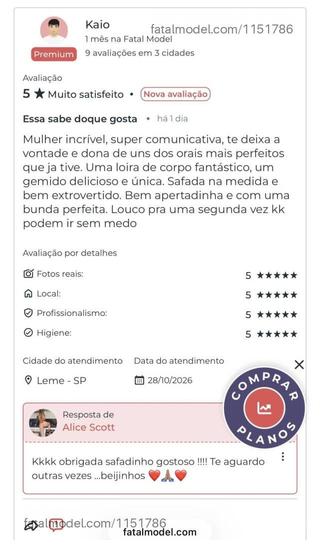 Acompanhante mulher loira (o) de olhos mel - Alice Scott