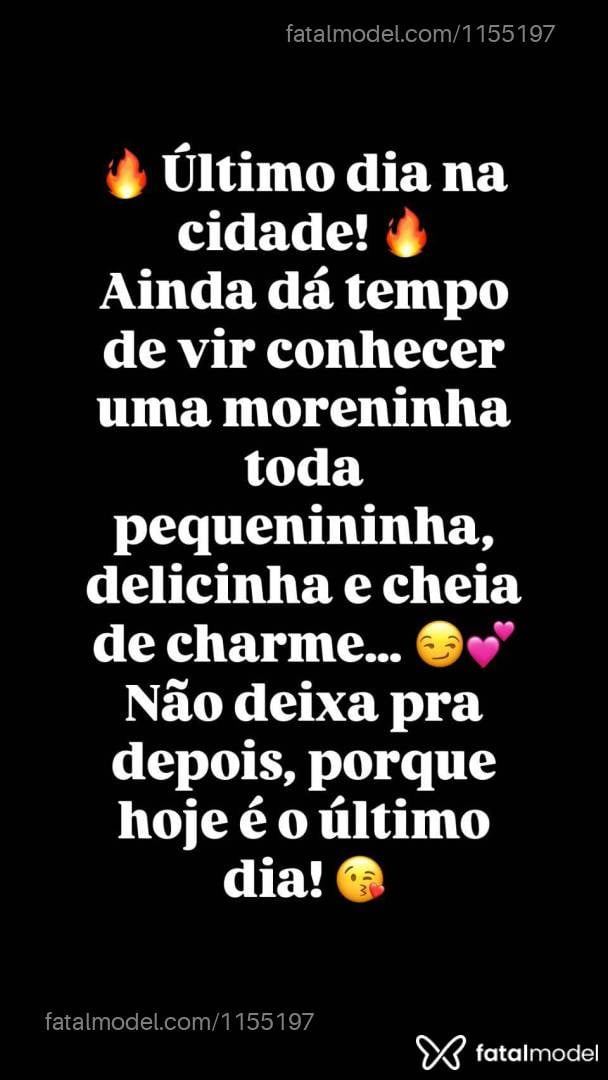 Acompanhante mulher morena (o) de olhos pretos - Fernanda Nanda