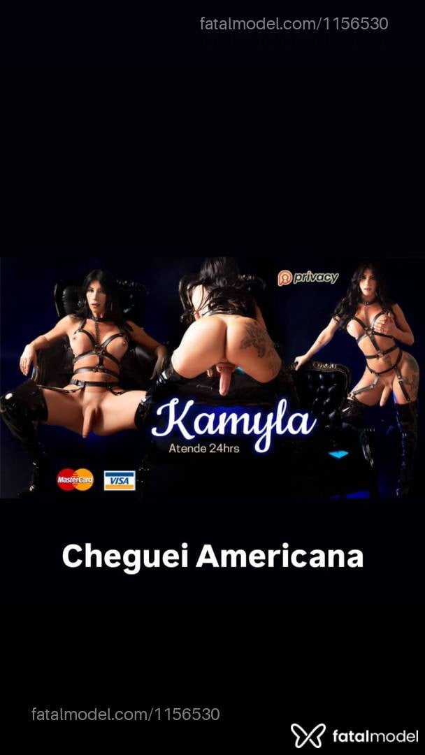 Acompanhante travesti morena (o) de olhos castanhos - Kamyla Ribeiro