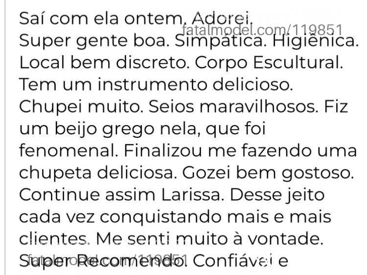 Acompanhante travesti morena (o) de olhos mel - Larissa Camila