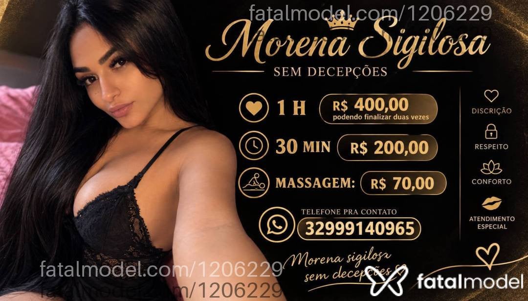 Acompanhante mulher morena (o) de olhos castanhos - Iara Ally