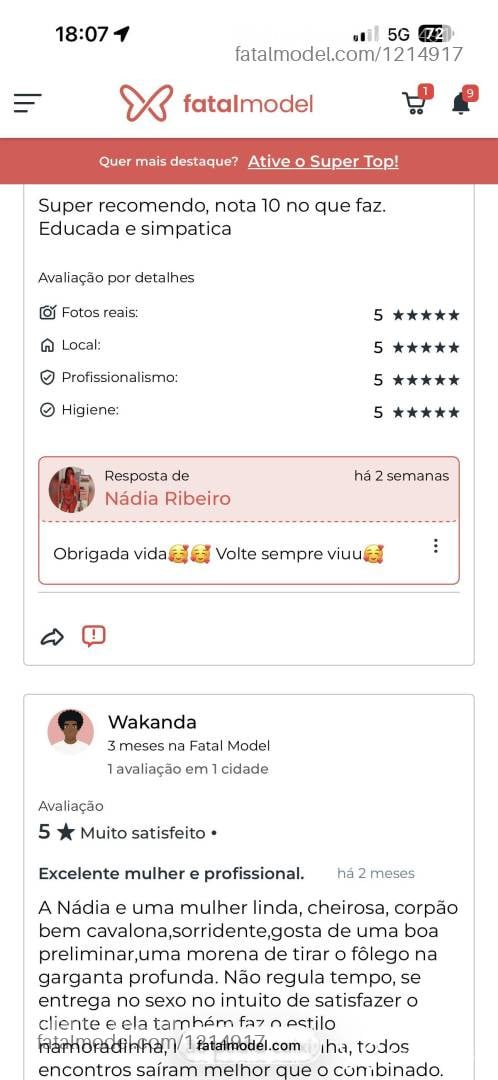 Acompanhante mulher trans morena (o) de olhos pretos em Sorriso - Nádia Ribeiro