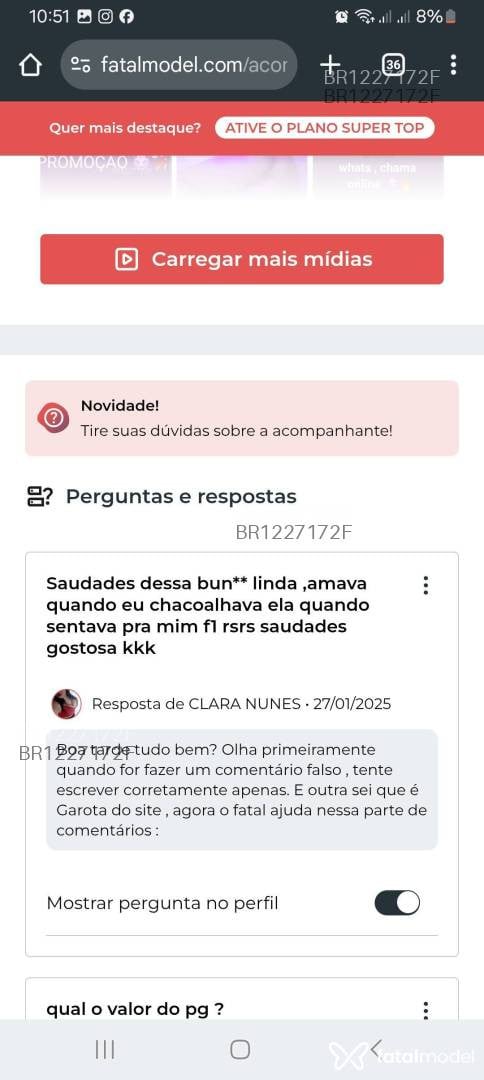 Acompanhante mulher com cabelo castanho de olhos castanhos em Franca - CLARA NUNES