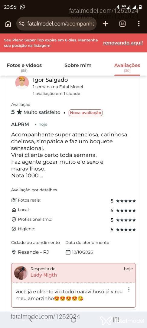 Acompanhante mulher com cabelo castanho de olhos pretos - Lady Nigth