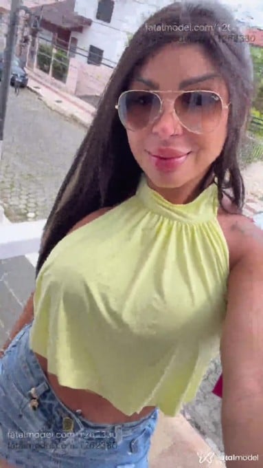 Acompanhante mulher com cabelo castanho de olhos pretos em Andradina - Alanah