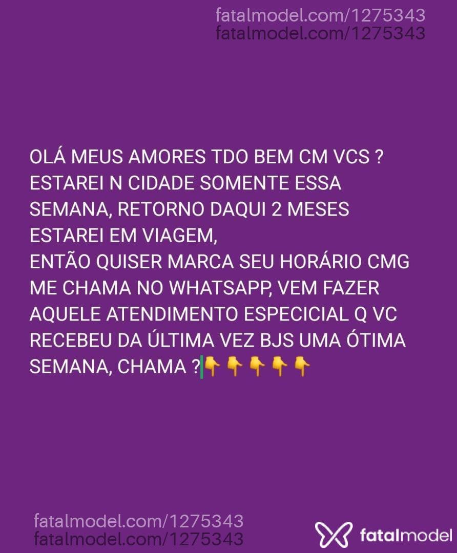 Acompanhante mulher morena (o) de olhos castanhos - Myrelly Vasconcelo