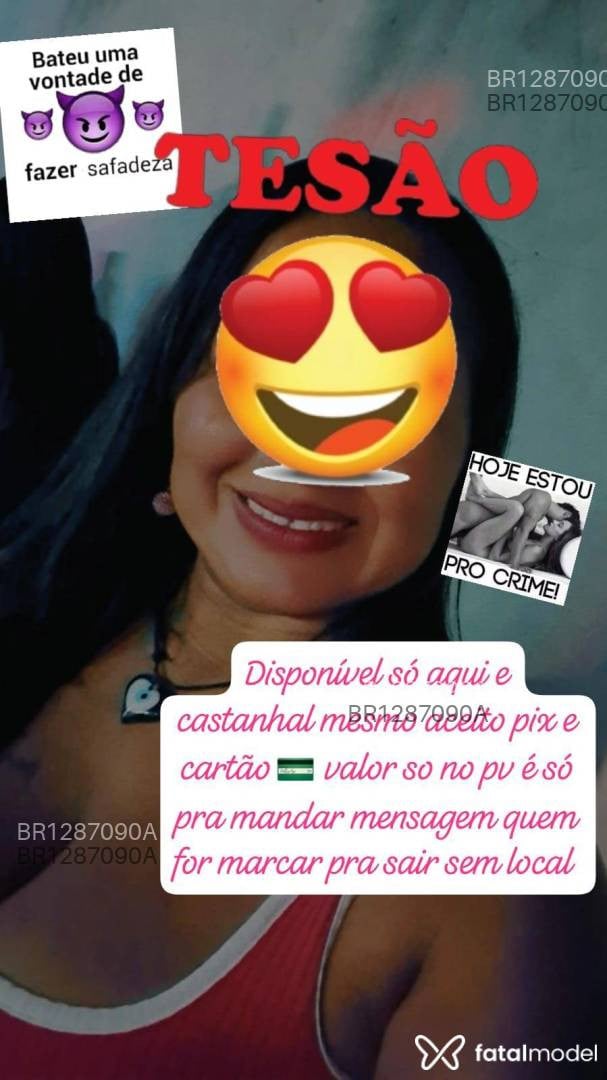 Acompanhante mulher com cabelo castanho de olhos pretos em Castanhal Acompanhante mulher com cabelo castanho de olhos pretos em Castanhal - Glenda Silva